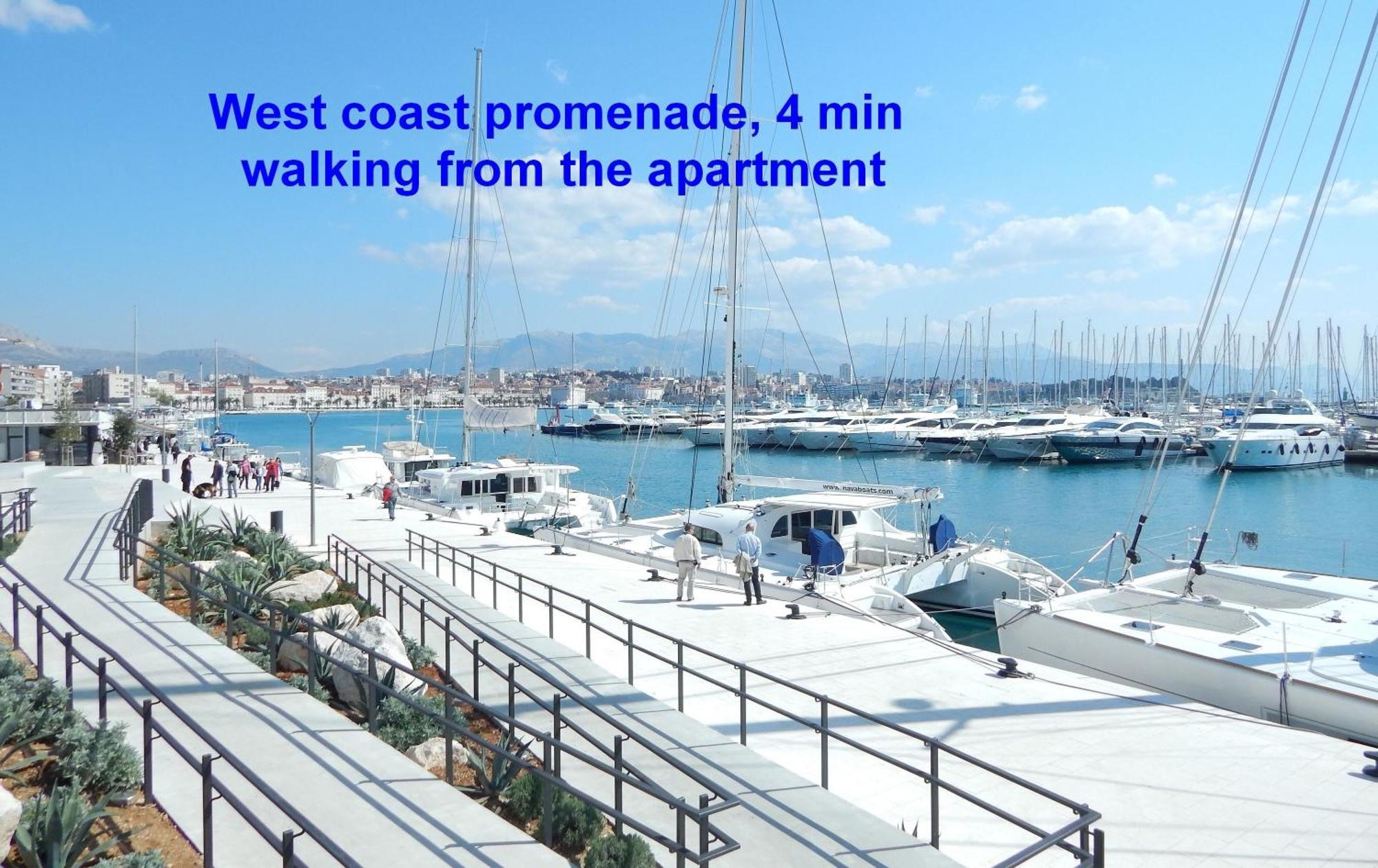 Beachfront Apartment Milan, With Balcony 스플리트 외부 사진