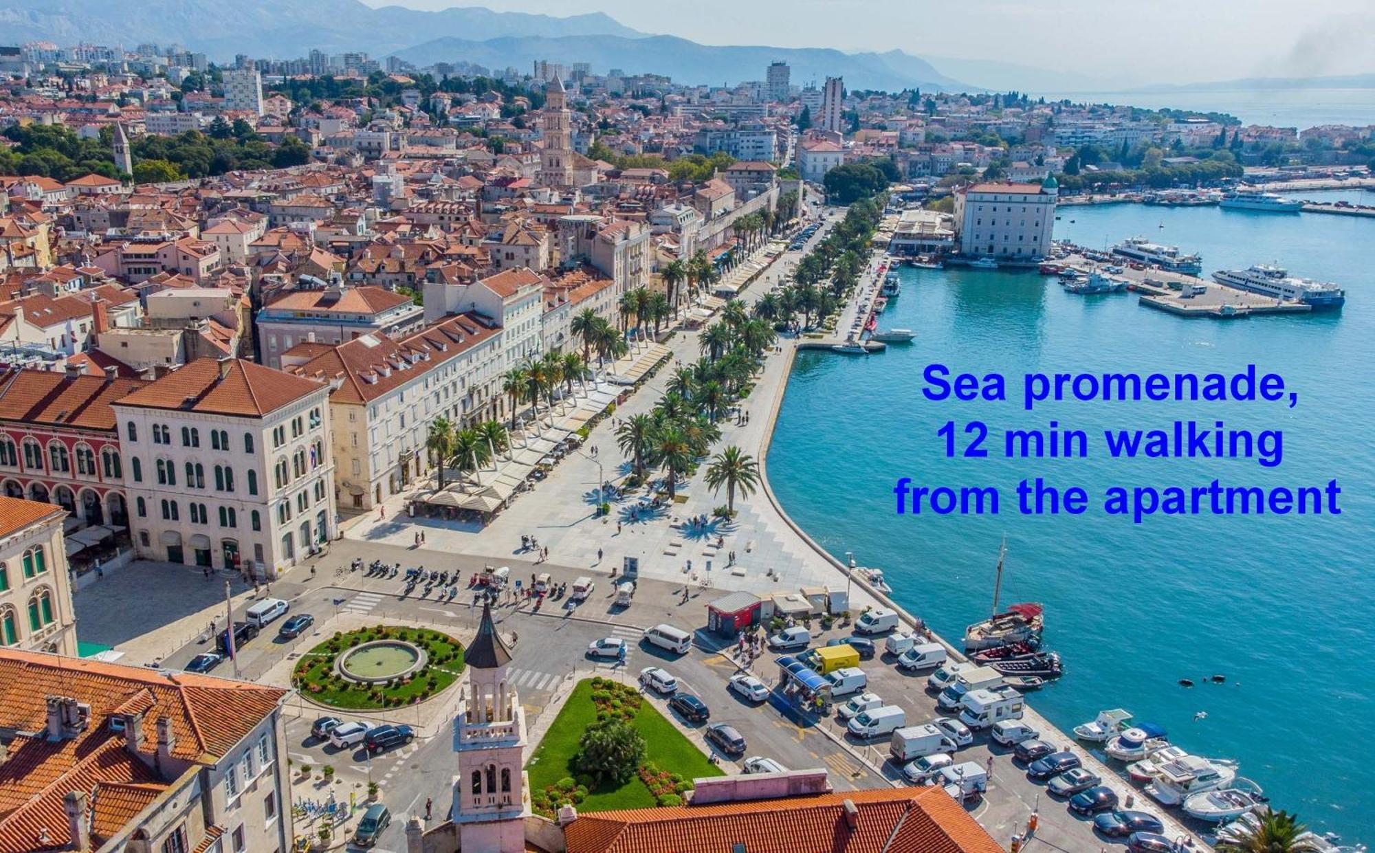 Beachfront Apartment Milan, With Balcony 스플리트 외부 사진